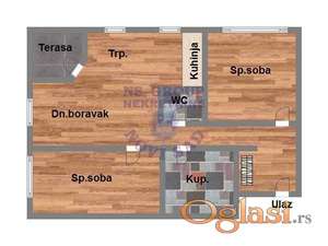 Dva mokra čvora, TOP Trosoban! 73m2 PDV