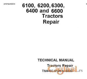 John Deere 6100 - 6200 -6300 - 6400 -6600 Uputstvo za popravke i održavanje