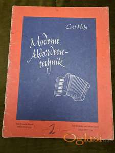 Moderne Akkordeon-technik von Curt Mahr