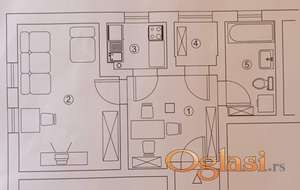 Odličan jednosoban stan sa dobrim rasporedom na dobroj lokaciji