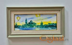 Ulje na platnu - Mala Venecija, prelepa slika!