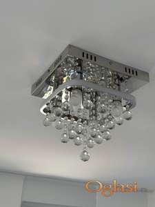 Kristalni stropni luster LED/23W/230V + 4xE14/40W kao NOV