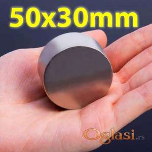 Neodijumski Magneti N52 50x30 mm