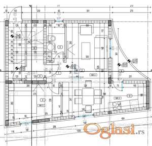 Novogradnja, Kaluđerica, 44m2, cena + pdv