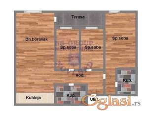 Troiposoban stan - 80 m2