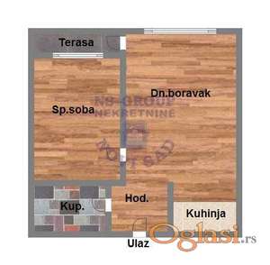 Dvosoban 43m2 Bulevar patrijarha Pavla