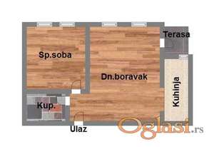 Dvosoban stan, odlična izgradnja!
