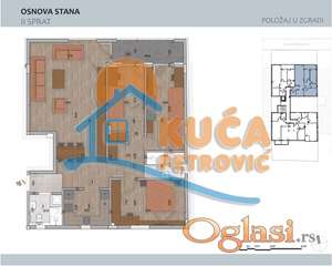 Eksluzivna novogradnja u Čairu, četvorosoban, II sprat, 104 m2