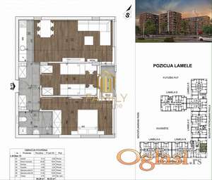 Prodaja trosobnog stana od 62m² u odličnoj lokaciji – Novi Sad