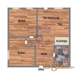 Trosoban, 45m2 Adice