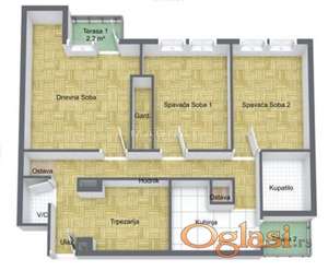 Arena - Bulevar Arsenija Čarnojevića,3.0, gleda na park ID#5615