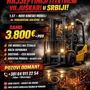 Viljuskar,novo,1.5 t kineski najeftinije