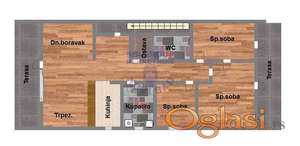 Četvorosoban 127m2 Popovica