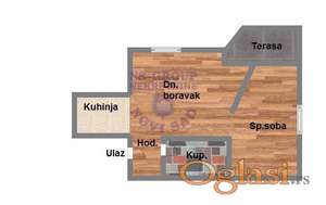 Dvosoban 41m2 Socijalno