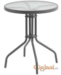 Baštenski sto metal staklo