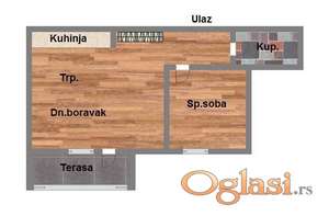 Dvosoban stan u izgradnji! TOP lokacija!