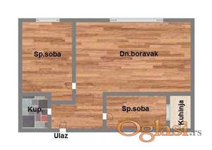 Trosoban stan sa PDV-om 62m2