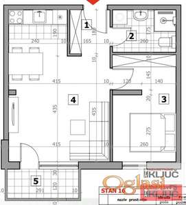 SREMSKA KAMENICA, 45m2, Dvosoban sa pdv