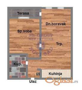 Odlican dvosoban stan u izgradnji na Trandzamentu