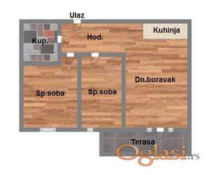 Trosoban stan u Vrdniku 60m2