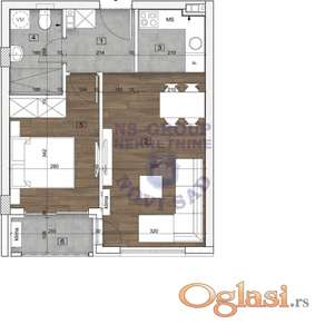 Odličan dvosoban stan u izgradnji!