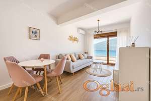 Nov jednosoban stan sa pogledom na more Đenovići, Herceg Novi