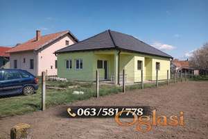NOVA UKNJIŽENA KUĆA 111 m² – PLAC 503 m² – U IZGRADNJI
