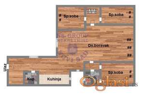 Odlican cetvorosoban stan u Centru!