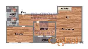 Stan na prodaju Petrovaradin 58m2, 576520