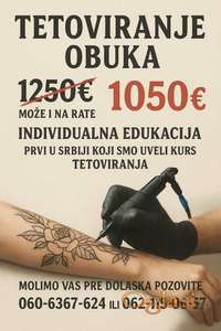 Kurs Tetoviranja New Models Academy World Centar za obuku  Novi Sad