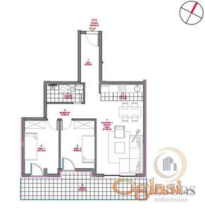 <p>TROSOBAN STAN U IZGRADNJI BLIZU LIMANA 4, TELEP