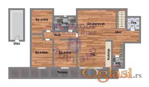 Cetvorosoban, 108m2 Socijalno