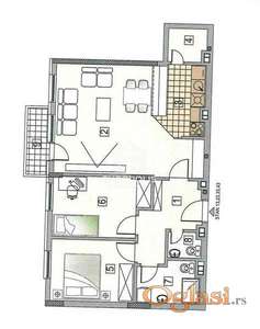 3.0 stan u novogradnji, odmah useljiv, Kluz ID#8290