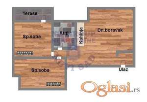 - 45m2 - Dvoiposoban - Trandžament - TOP GRADNJA!