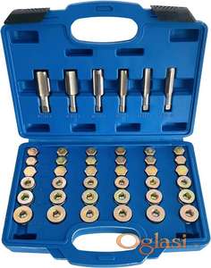 Set za reparaciju navoja 42 kom  Set alata za popravku navoja na cepu od kartera.  Ukoliko zelite da porucite Posaljite poruku 1 Ime i prezime 2 Ulica i broj 3 Mesto i postanski broj 4 Broj telefona za kontakt