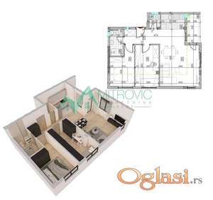 Sremska Kamenica - Kvalitetna zgrada - stanovi od 28m2 do 130 m2 