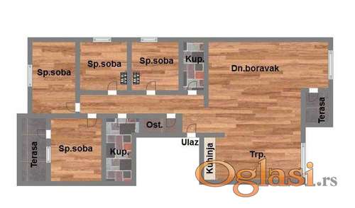 Odličan raspored, sa pdv-om