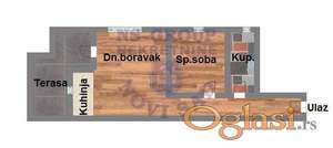 Dvosoban 46m2 Adice