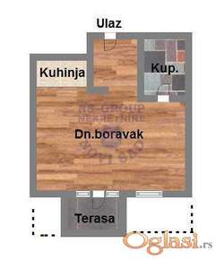 Garsonjera 29m2 - Petrovaradin, Mišeluk