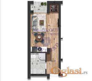 Garsonjera na Telepu u izgradnji,27m2