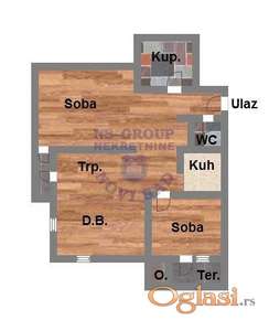 Odlican trosoban stan u centru Beocina!