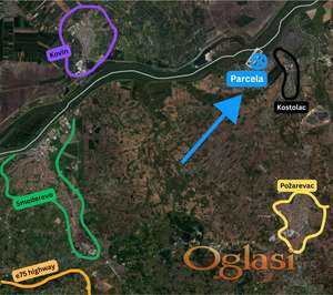 Zemljište na prodaju/zakup - Plac na Dunavu idealan za vikendice i pecanje