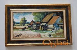 Ulje na lesonitu - Hej salasu, prelepa slika!