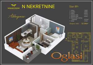 Dvoiposoban stan u kompleksu  - direktna prodaja (bez provizije)