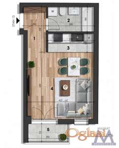 Stan NOVI SAD,TELEP,kv: 32, € 82000, ID: 1018758