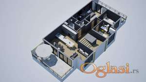🌟 LUX PENTHOUSE – 200 m² – POTKROVLJE – ALIBEGOVAC (NOVI SAD)