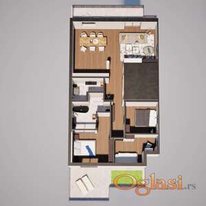 🌟 LUX PENTHOUSE – 200 m² – POTKROVLJE – ALIBEGOVAC (NOVI SAD)
