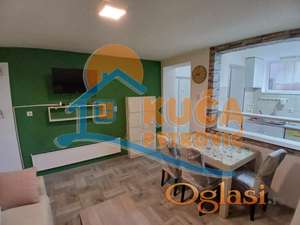 Izdaje se namešten stan u suterenu zgrade kod Apelacionog suda, 40m2, grejanje na struju