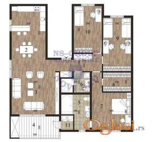 Cetvorosoban stan na Somborskoj rampi,135m2