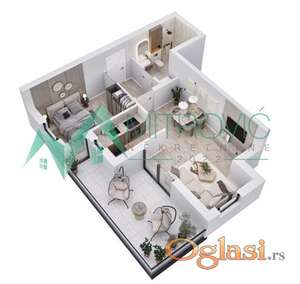 1004831 VRDNIK – STAN 55 m², SMART HOME SISTEM, NOVI STAN